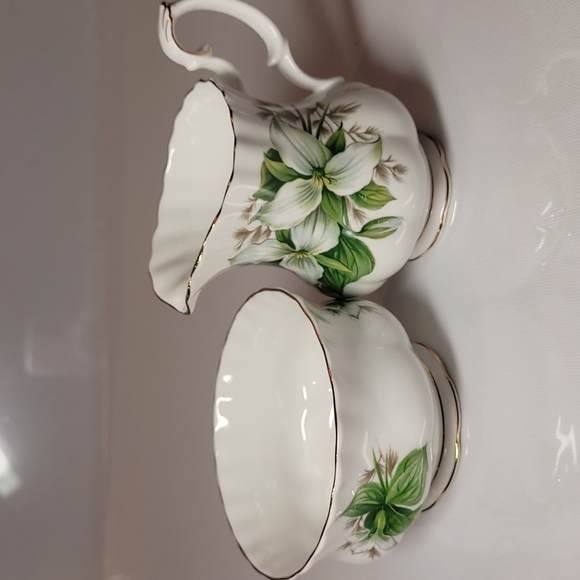 Royal Albert Dining Royal Albert Bone China Sugar And Cream Bowl